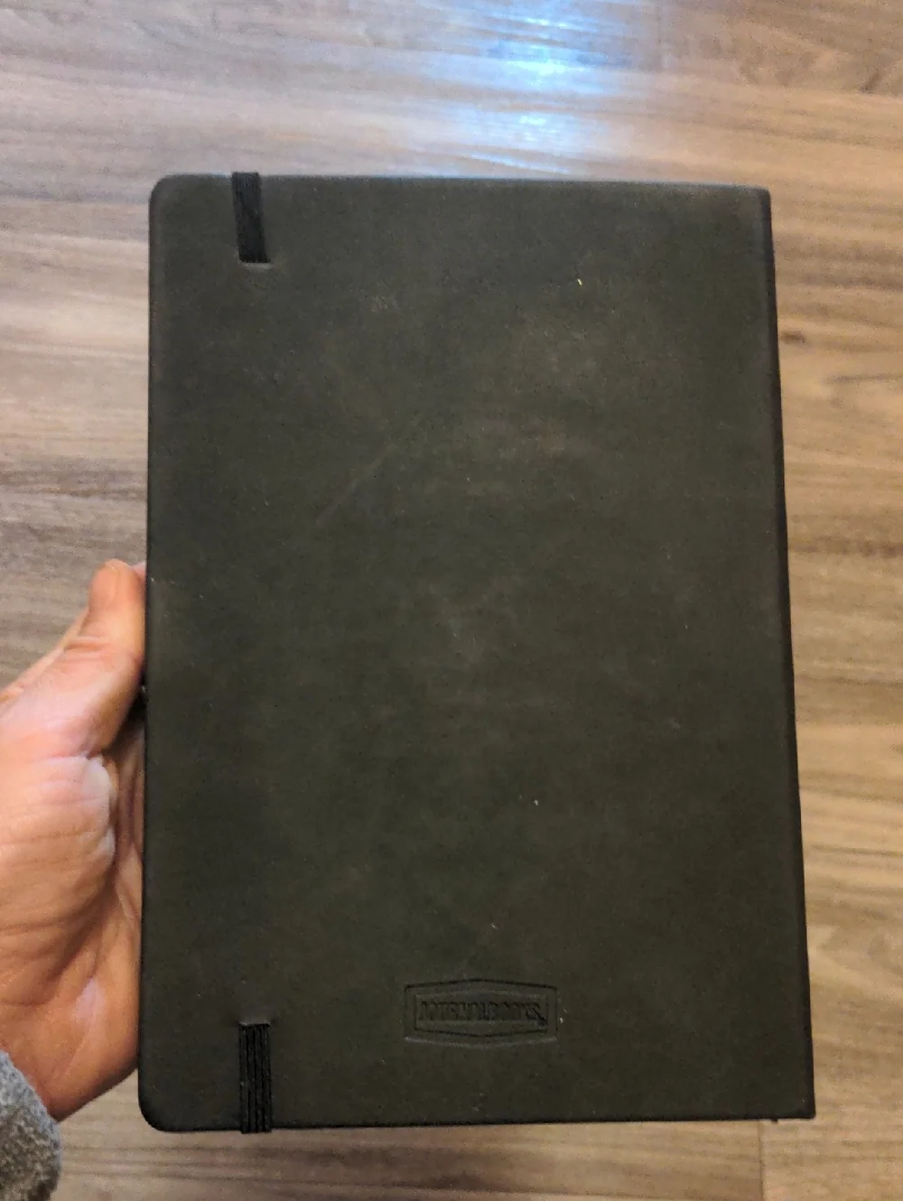 Johnnie Walker Embossed Black Notebook - Keep Walking